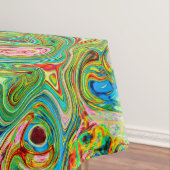 Nappe Abstrait Coloré Rétro Psychedélique Tourbillon Arc (In Situ)