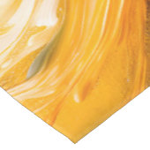 Nappe Abstrait Doré Marbre Moderne Vagues (Angle)