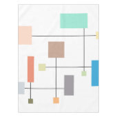 Nappe Abstrait géométrique coloré (Devant)