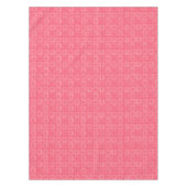 Nappe abstrait géométrique tendance années soixante rose (Devant)