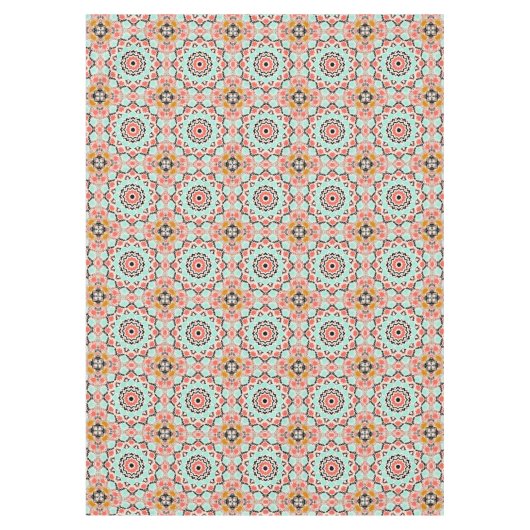 Nappe Abstrait mandala ronde sans couture motif kaleidos (Devant)