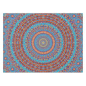 Nappe Abstrait mandala ronde sans couture motif kaleidos (Devant (Horizontal))