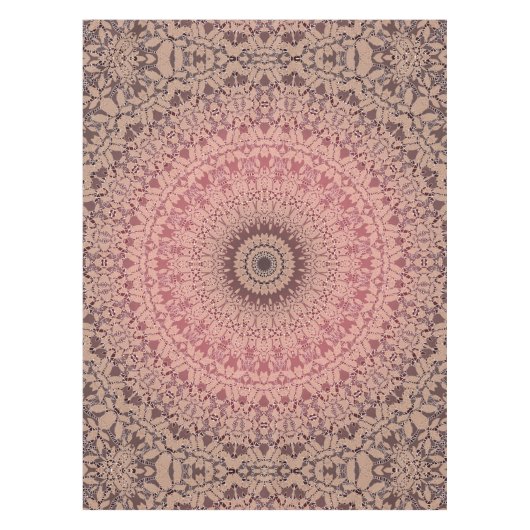 Nappe Abstrait mandala ronde sans couture motif kaleidos (Devant)