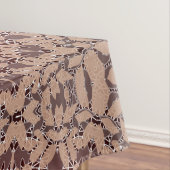 Nappe Abstrait mandala ronde sans couture motif kaleidos (In Situ)