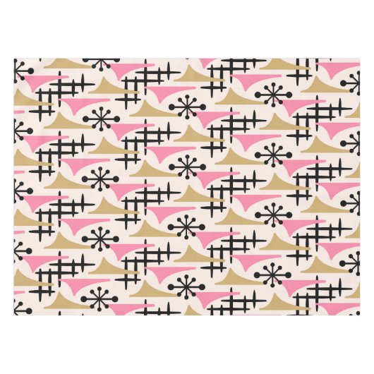 Nappe Abstrait moderne du milieu du siècle (Devant (Horizontal))