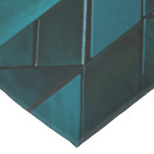 Nappe Abstrait Moderne Élégant Géométrique Or Sarcelle (Angle)