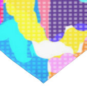 Nappe Abstrait multicolore (Angle)
