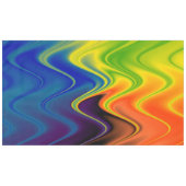 Nappe Abstrait Multicolore Ondulé (Devant (Horizontal))