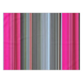 Nappe Abstrait n° 1 : Cerise et gris (Devant (Horizontal))