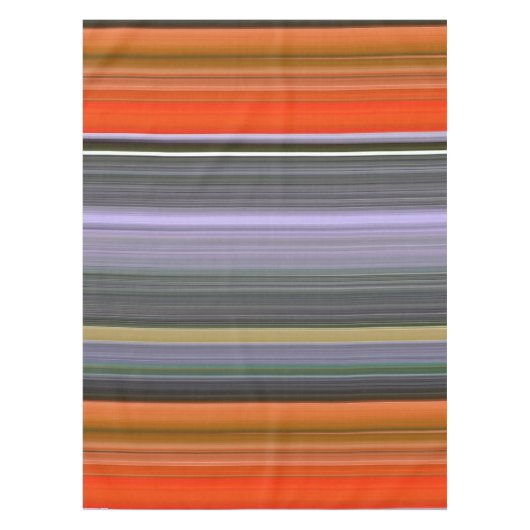Nappe Abstrait n° 1 : orange et gris (Devant)