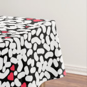 Nappe Abstrait noir blanc (In Situ)