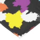 Nappe Abstrait noir coloré irrégulier (Angle)