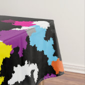 Nappe Abstrait noir coloré irrégulier (In Situ)
