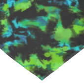 Nappe Abstrait noir et vert (Angle)