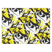 Nappe Abstrait noir Motif jaune (Devant (Horizontal))