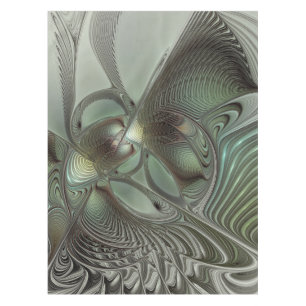 Nappe Abstrait Olive Sage Green Grey Fractal Art Imagina
