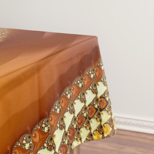 Nappe Abstrait or Orange Dégradé Spiral Fractal (In Situ)