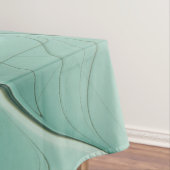 Nappe Abstrait Sage Green Imaginaire Fleur Fractal Art (In Situ)