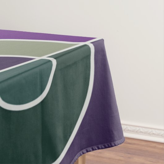 Nappe Abstrait surf vert pourpre (In Situ)