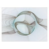 Nappe Abstrait Turquoise Brown Gold Elegance (Devant (Horizontal))