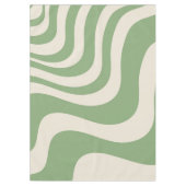 Nappe Abstrait vert Wavy Stripe élégant printemps été (Devant)