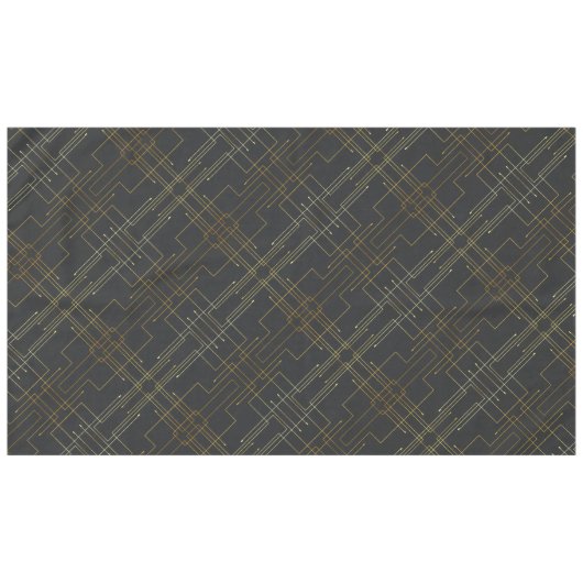 Nappe Abstraite à huile d'or (Devant (Horizontal))