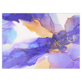 Nappe Abstraite bleue orange (Devant (Horizontal))