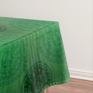 Nappe Acceptation Médaillons de méditation verte