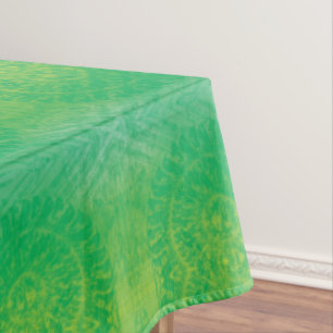 Nappe Acceptation Médaillons de saumons jaunes bleus