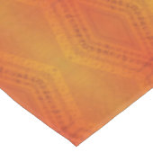 Nappe Acceptation | Motif de Shibori rouge orange jaune (Angle)