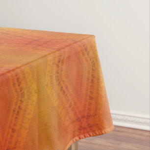 Nappe Acceptation Motif de Shibori rouge orange jaune