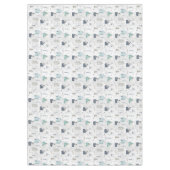 Nappe Accueil confortable Noël Turquoise ID985 (Devant)