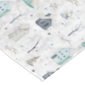 Nappe Accueil confortable Noël Turquoise ID985 (Angle)