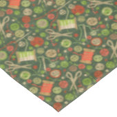 Nappe Accueil Hobby Vente Artisanat Collage Motif Vert O (Angle)