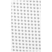 Nappe Accueil Mariage Famille Amis Typographie de table (Devant)