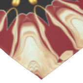 Nappe Achempong : Starburst | Luxe Rouge Foncé et Or (Angle)