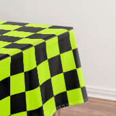Nappe Acid green black checkerboard pattern (In Situ)