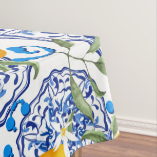 Nappe Acitrus d'été, boho, bohème, floral méditerran
