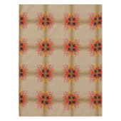 Nappe Acorns Autumn Orange Tan Tablecloth (Devant)
