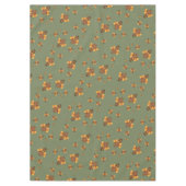 Nappe Action de grâce Automne  Dinde verte (Devant)