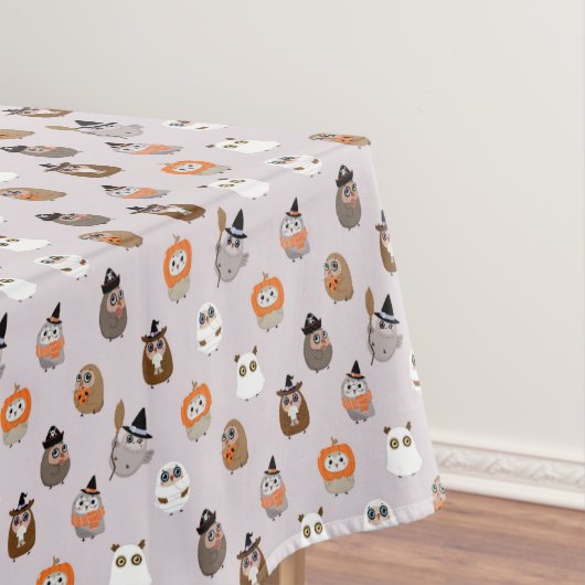 Nappe Adorable Chouette d'Halloween Motif (In Situ)