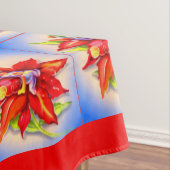 Nappe adorable elfe de Noël dans un poinsettia (In Situ)