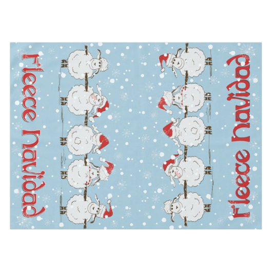 Nappe adorable FUNNY Fleece Navidad Christmas Sheep (Devant (Horizontal))