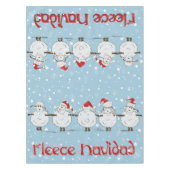 Nappe adorable FUNNY Fleece Navidad Christmas Sheep (Devant)