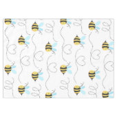 Nappe Adorable gaffez le motif d'abeille (Devant (Horizontal))