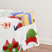 Nappe Adorables Père Noël Et Éléments De Noël (In Situ)