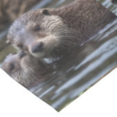 Nappe **"Adrift in Love : Mummy and Baby Otter"** (Angle)