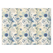 Nappe Aesthetic Blue Wildflowers (Devant (Horizontal))