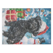 Nappe Affenpinscher Winter Wonderland Christmas Joie (Devant (Horizontal))