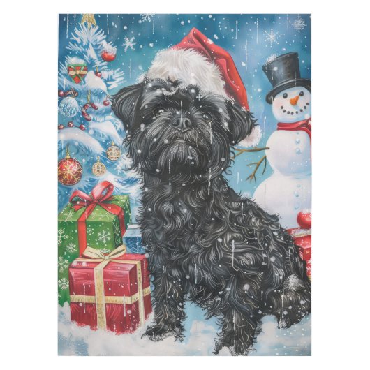 Nappe Affenpinscher Winter Wonderland Christmas Joie (Devant)